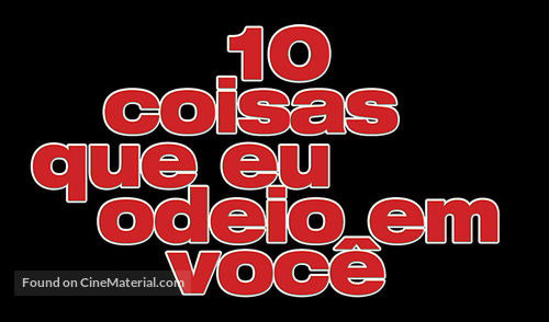 10 Things I Hate About You - Brazilian Logo