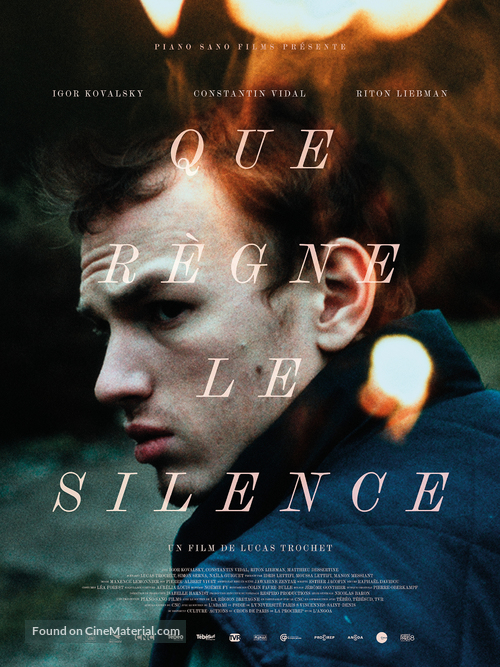 Que r&egrave;gne le silence - French Movie Poster