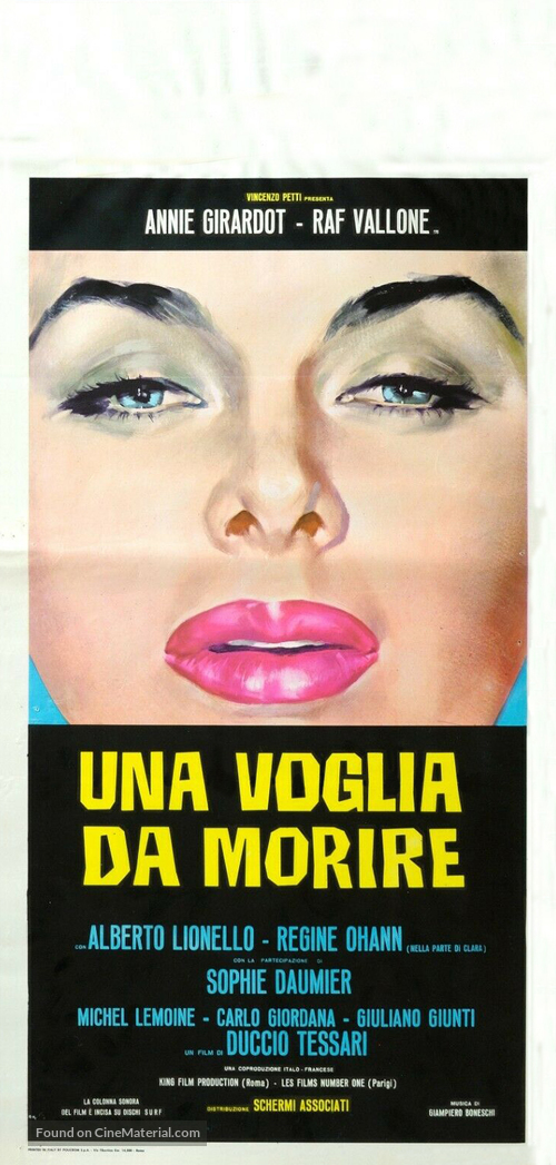 Una voglia da morire - Italian Movie Poster