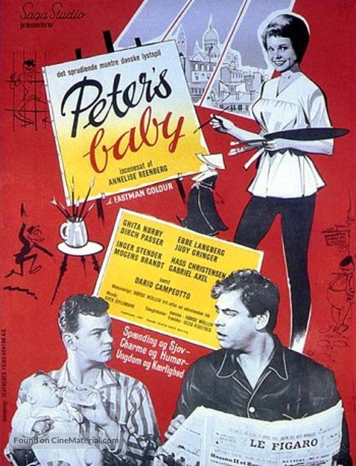 Peters baby - Danish Movie Poster