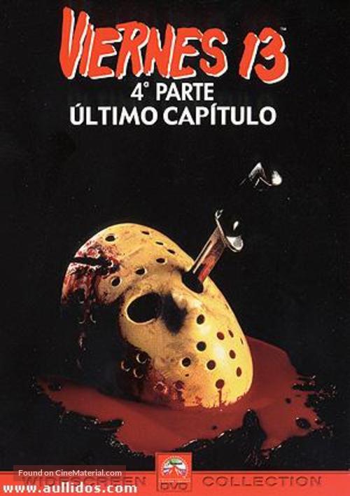 Friday the 13th: The Final Chapter - Spanish Movie Cover