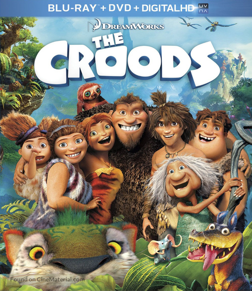 The Croods - Blu-Ray movie cover