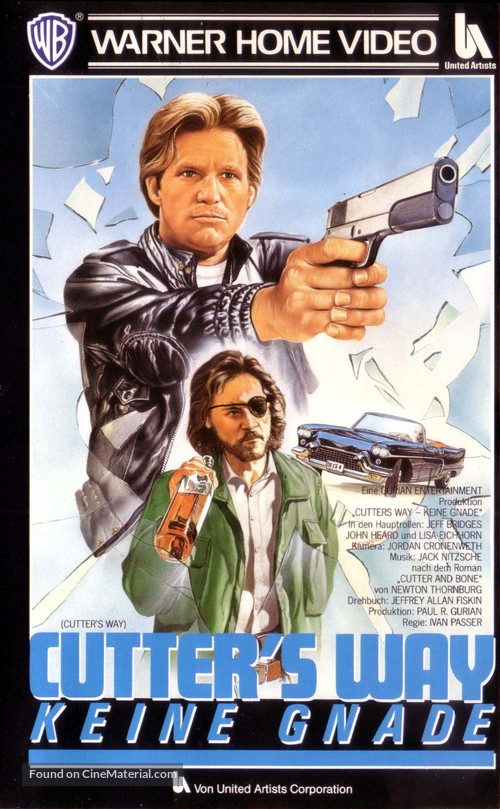 Cutter&#039;s Way - German Movie Cover