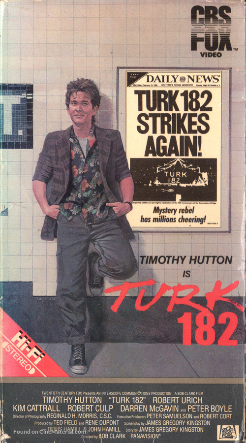 Turk 182! - VHS movie cover
