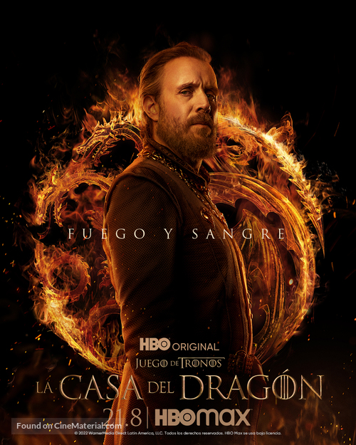 &quot;House of the Dragon&quot; - Argentinian Movie Poster