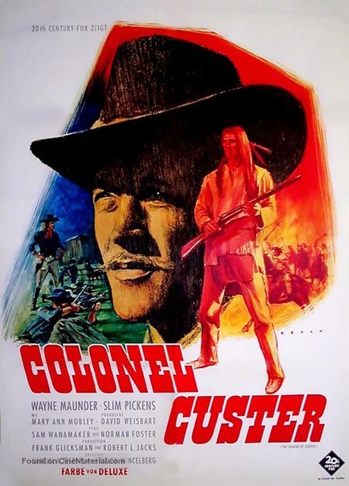 &quot;Custer&quot; - German Movie Poster