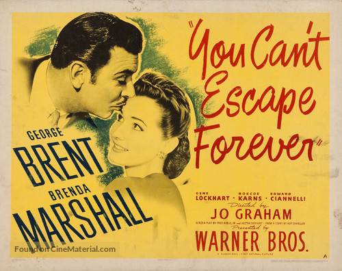 You Can&#039;t Escape Forever - Movie Poster