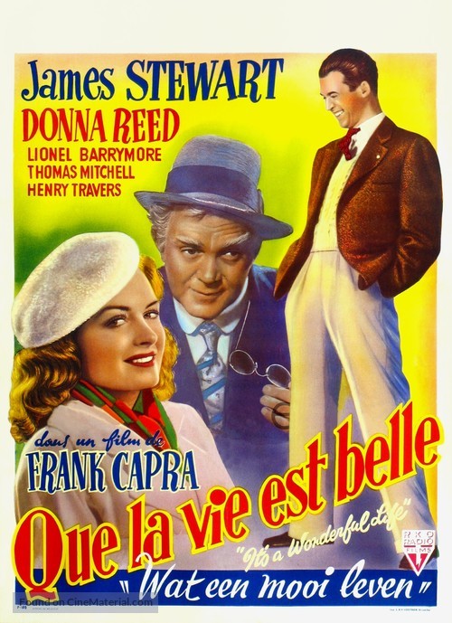 It&#039;s a Wonderful Life - Belgian Movie Poster