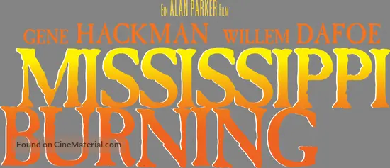 Mississippi Burning - German Logo