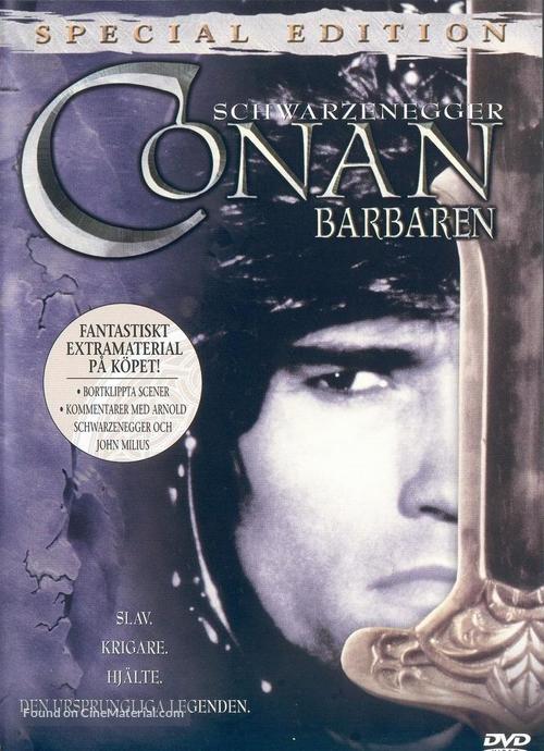 Conan The Barbarian - Swedish Movie Cover