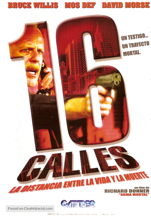 16 Blocks - Argentinian Movie Cover