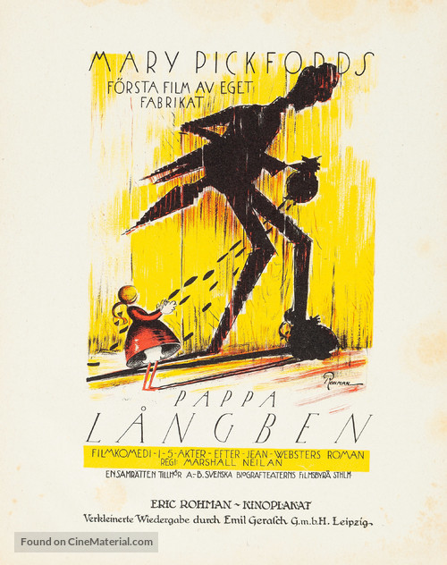 Daddy-Long-Legs - Swedish Movie Poster