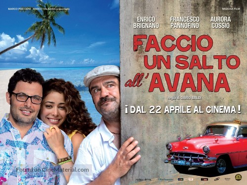 Faccio un salto all&#039;Avana - Italian Movie Poster