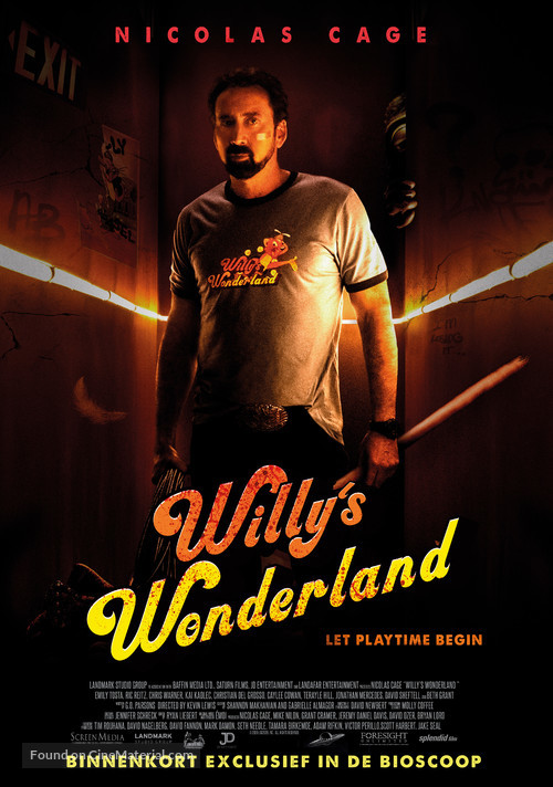 Wally&#039;s Wonderland - Dutch Movie Poster