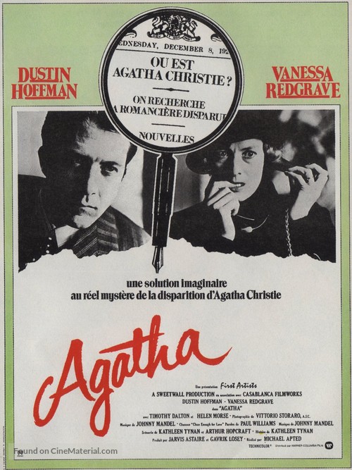 Agatha - French Movie Poster
