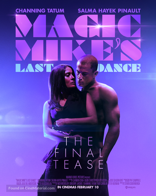 Magic Mike&#039;s Last Dance - British Movie Poster