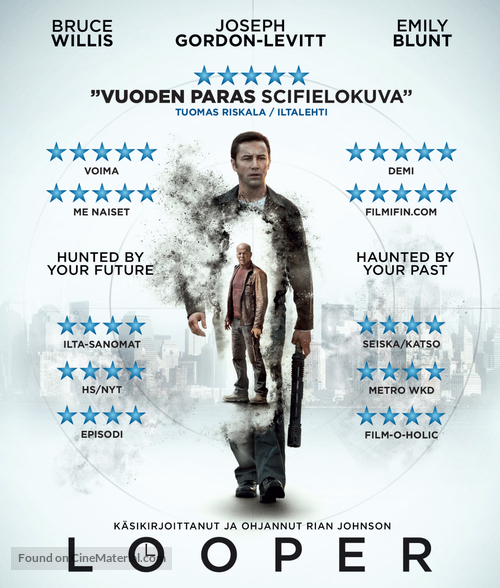 Looper - Finnish Blu-Ray movie cover