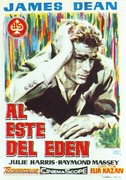 East of Eden - Spanish Movie Poster