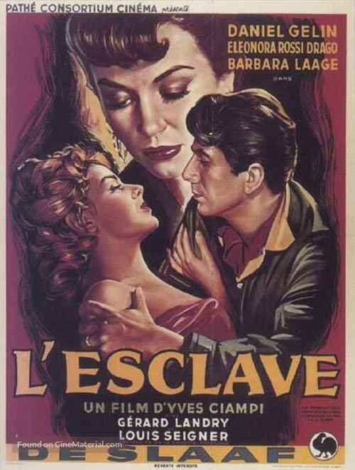 L&#039;esclave - Belgian Movie Poster