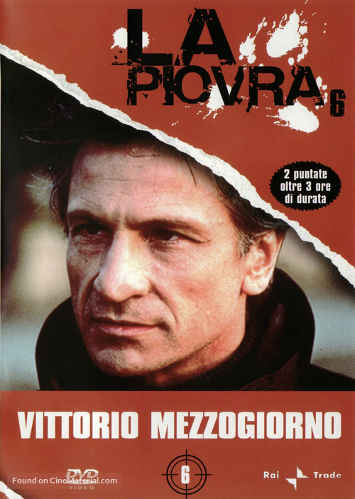 &quot;La piovra 6 - L&#039; ultimo segreto&quot; - Italian DVD movie cover