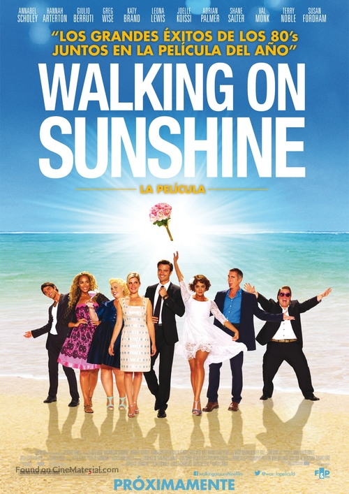 Walking on Sunshine - Spanish Movie Poster