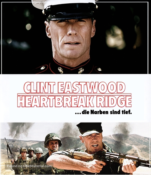 Heartbreak Ridge - German Blu-Ray movie cover