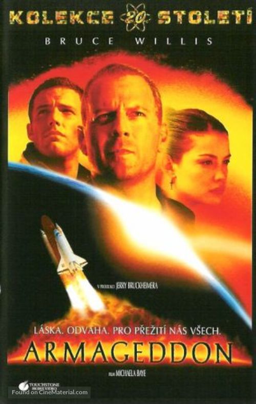 Armageddon - Czech VHS movie cover