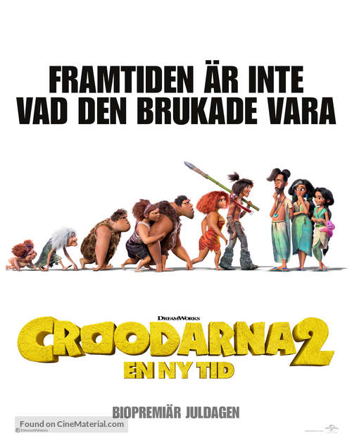 The Croods: A New Age - Swedish Movie Poster