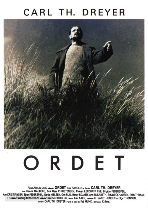 Ordet - French Movie Poster