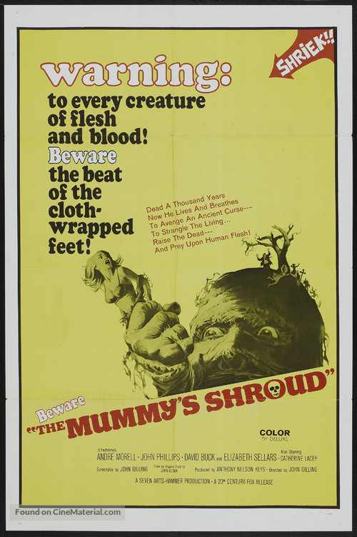 The Mummy&#039;s Shroud - Movie Poster