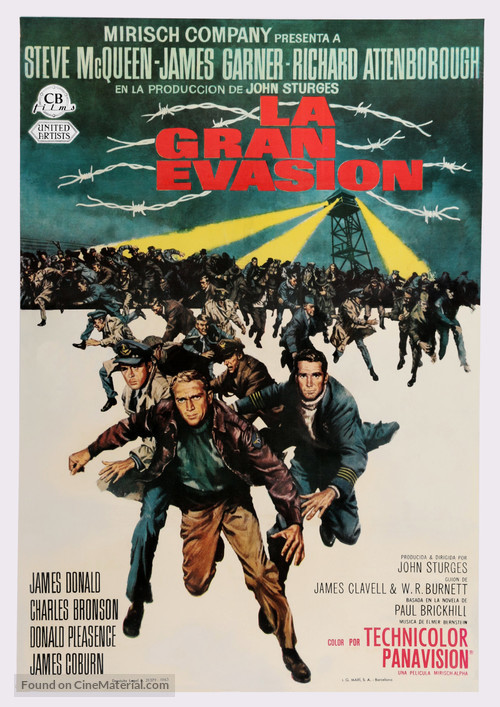 The Great Escape - Spanish Movie Poster