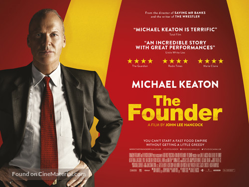 The Founder - British Movie Poster