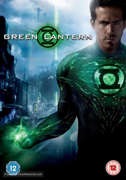 Green Lantern - British DVD movie cover