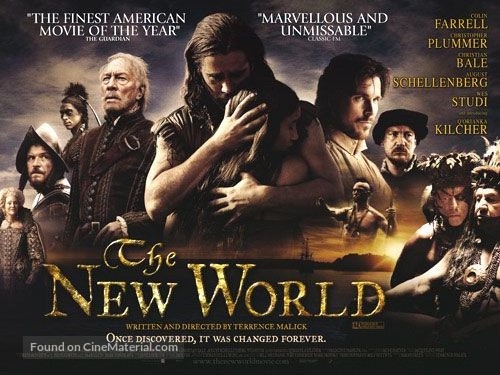 The New World - British Movie Poster