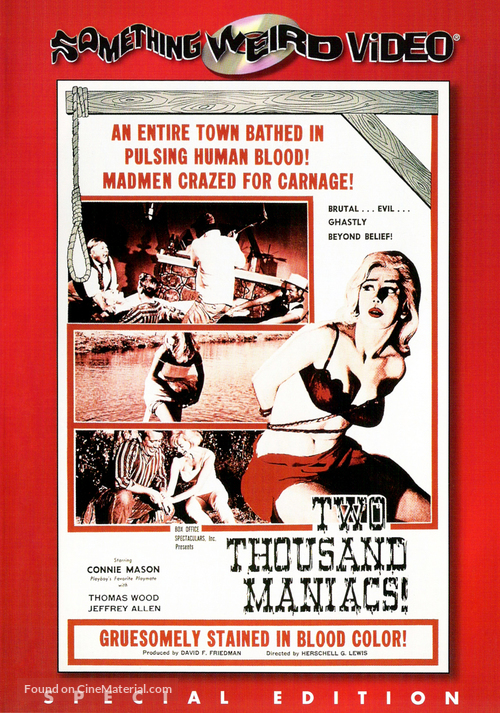 Two Thousand Maniacs! - DVD movie cover