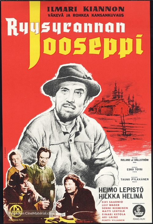 Ryysyrannan Jooseppi - Finnish Movie Poster