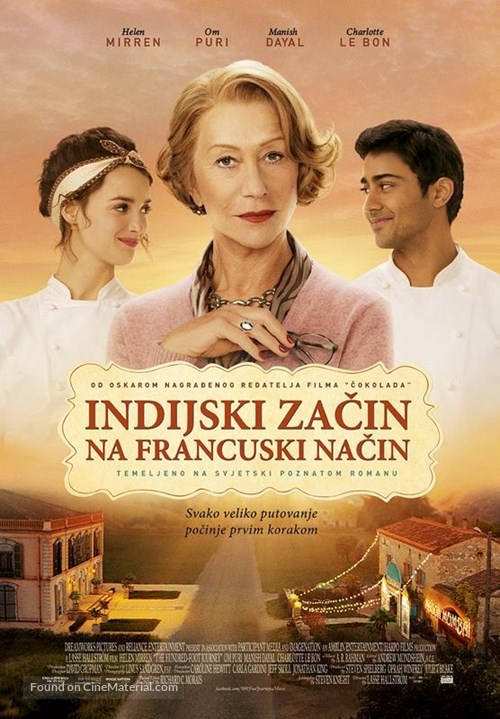 The Hundred-Foot Journey - Croatian Movie Poster