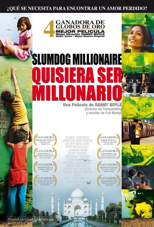 Slumdog Millionaire - Mexican Movie Poster
