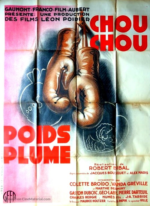 Chouchou poids plume - French Movie Poster