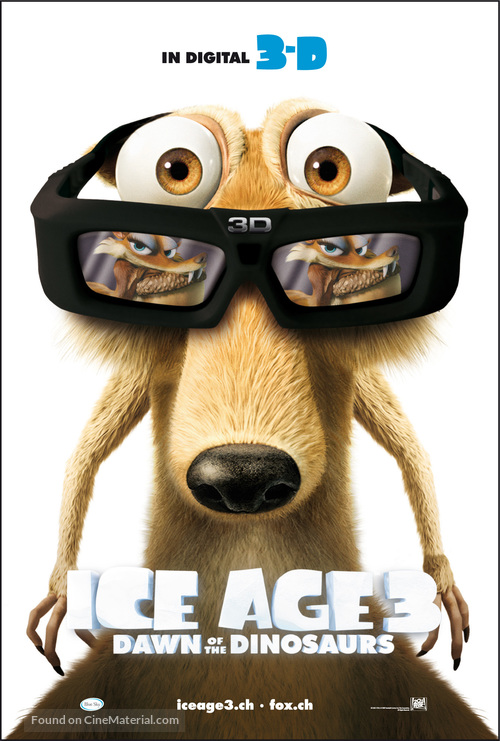 Ice Age: Dawn of the Dinosaurs - Swiss Movie Poster