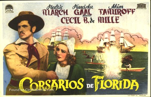 The Buccaneer - Spanish Movie Poster