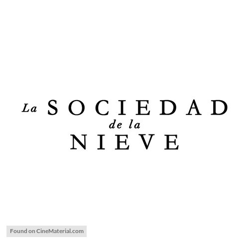 La sociedad de la nieve - Spanish Logo