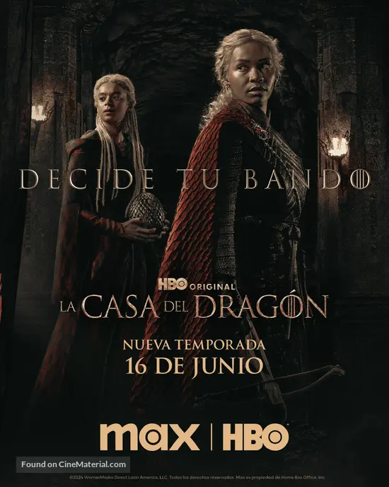 &quot;House of the Dragon&quot; - Argentinian Movie Poster