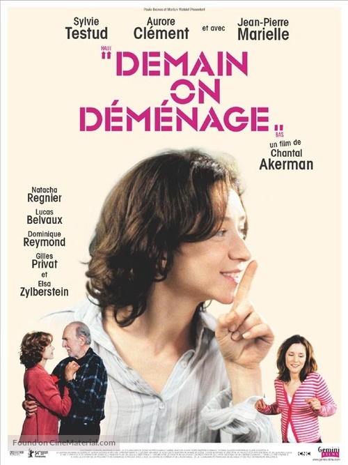Demain on d&eacute;m&eacute;nage - French poster