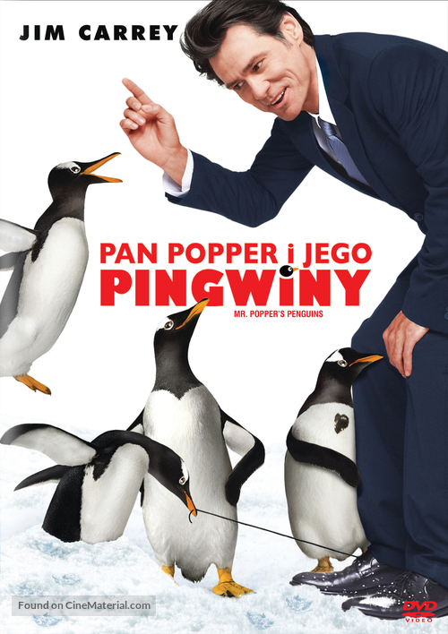 Mr. Popper&#039;s Penguins - Polish DVD movie cover