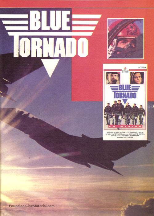 Blue Tornado - Argentinian poster