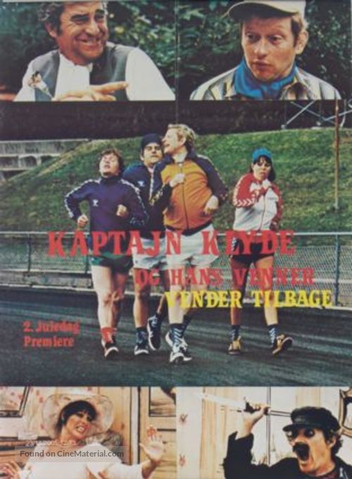 Kaptajn Klyde og hans venner vender tilbage - Danish Movie Poster