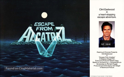 Escape From Alcatraz - Movie Poster
