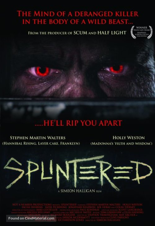 Splintered - British Movie Poster