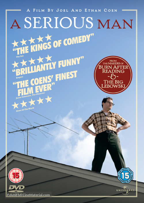A Serious Man - British DVD movie cover